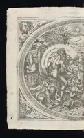 An illustration from Catalogvs gloriae mvndi D. Bartholomaei Cassanaei, Bvrgvndi, apvd Aqvas Sextias in Senatv decvriae praesidis, ac viri clarissimi : in qvo mvlta praeclara de praerogativis, praeeminentijs, maioritate, praestantijs, & excellentijs, continentur ... : opvs ... in XII. libros diuisum, nvnc denvo accvratissime emendatvm ac novis figvris elegantissime illustratum, ita vt facile omnes caeteras editiones antecellere possit (1579)