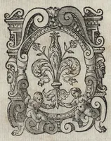 An illustration from Cinqve lezzioni del caualier Lionardo Salviati, cioè due della speranza, vna della felicita, e l'altre due sopra varie materie: e tutte lette nell' Accademia Fiorentina, con l'occasione del sonetto del Petrarca, Poi che voi, & io piu volte habbiam prouato (1575)