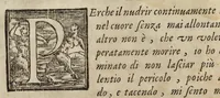 An illustration from Lettere d'Isabella Andreini padovana, comica gelosa, et academica intenta : nominata l'accesa (1612)