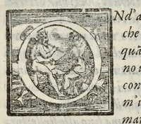 An illustration from Lettere d'Isabella Andreini padovana, comica gelosa, et academica intenta : nominata l'accesa (1612)