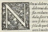 An illustration from Lettere d'Isabella Andreini padovana, comica gelosa, et academica intenta : nominata l'accesa (1612)