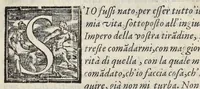 An illustration from Lettere d'Isabella Andreini padovana, comica gelosa, et academica intenta : nominata l'accesa (1612)