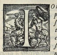 An illustration from Lettere d'Isabella Andreini padovana, comica gelosa, et academica intenta : nominata l'accesa (1612)