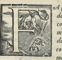 An illustration from Lettere d'Isabella Andreini padovana, comica gelosa, et academica intenta : nominata l'accesa (1612)
