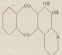 An illustration from Chemie der organischen Farbstoffe (1889)