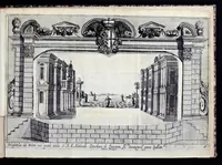 An illustration from Li qvattro elementi : introduttione per il balletto fatto nella residenza elettorale di Monaco nella gran sala detta degli Ercoli : inuentione del felicissimo ingegno della serenissima Henrietta Adelaida, elettrice di Baviera, principessa reale di Savoia : con le nobili imprese e motti nelli scudi di ciascuna dama opra della sua eroica penna (1657)