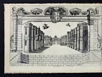 An illustration from Li qvattro elementi : introduttione per il balletto fatto nella residenza elettorale di Monaco nella gran sala detta degli Ercoli : inuentione del felicissimo ingegno della serenissima Henrietta Adelaida, elettrice di Baviera, principessa reale di Savoia : con le nobili imprese e motti nelli scudi di ciascuna dama opra della sua eroica penna (1657)