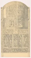 Picture 11 of 17 from Fundgruben der Kunst und Ikonographie in den Elfenbein-Arbeiten des christlichen Altertums und Mittèlalters in 35 Tafeln; Prof. Dr. aus'm Weerths nachgelassenes Werk (1912), leaf 60