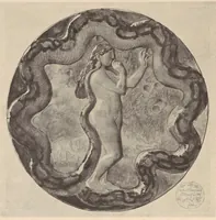 An illustration from Viborg Domkirke: Joakim Skovgaards billeder, Domkirkens historie. La cathédrale de Viborg: les peintures de Joakim Skovgaard, histoire de la cathédrale; (1909)