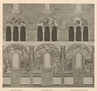 An illustration from Viborg Domkirke: Joakim Skovgaards billeder, Domkirkens historie. La cathédrale de Viborg: les peintures de Joakim Skovgaard, histoire de la cathédrale; (1909)