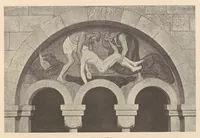 An illustration from Viborg Domkirke: Joakim Skovgaards billeder, Domkirkens historie. La cathédrale de Viborg: les peintures de Joakim Skovgaard, histoire de la cathédrale; (1909)