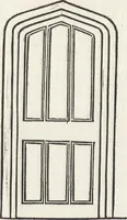 Picture 43 of 96 from The carpenter's assistant : containing a succinct account of Egyptian, Grecian and Roman architecture. Also, a description of the Tuscan, Doric, Ionic, Corinthian and composite orders; together with specifications, practical rules and tables for carpenters, and a glossary of architectural terms. Embellished with upwards of 200 plates of plans, elevations, details, and practical stair-building (1854), leaf 129