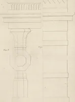 Picture 47 of 96 from The carpenter's assistant : containing a succinct account of Egyptian, Grecian and Roman architecture. Also, a description of the Tuscan, Doric, Ionic, Corinthian and composite orders; together with specifications, practical rules and tables for carpenters, and a glossary of architectural terms. Embellished with upwards of 200 plates of plans, elevations, details, and practical stair-building (1854), leaf 135