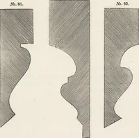 Picture 77 of 96 from The carpenter's assistant : containing a succinct account of Egyptian, Grecian and Roman architecture. Also, a description of the Tuscan, Doric, Ionic, Corinthian and composite orders; together with specifications, practical rules and tables for carpenters, and a glossary of architectural terms. Embellished with upwards of 200 plates of plans, elevations, details, and practical stair-building (1854), leaf 197