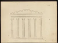 Picture 21 of 96 from The carpenter's assistant : containing a succinct account of Egyptian, Grecian and Roman architecture. Also, a description of the Tuscan, Doric, Ionic, Corinthian and composite orders; together with specifications, practical rules and tables for carpenters, and a glossary of architectural terms. Embellished with upwards of 200 plates of plans, elevations, details, and practical stair-building (1854), leaf 79