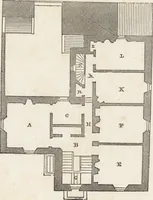 Picture 23 of 96 from The carpenter's assistant : containing a succinct account of Egyptian, Grecian and Roman architecture. Also, a description of the Tuscan, Doric, Ionic, Corinthian and composite orders; together with specifications, practical rules and tables for carpenters, and a glossary of architectural terms. Embellished with upwards of 200 plates of plans, elevations, details, and practical stair-building (1854), leaf 81