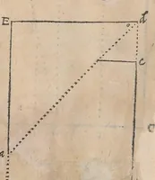 An illustration from Trasformatione geometrica : doue si mostra come dato vn rettilineo egli stesso si riduca alla forma di qual si voglia rettilineo proposto (1611)