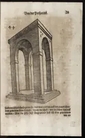 Picture 25 of 39 from Dess Circkelss vnd Richtscheyts, auch der Perspectiua, vnd Proportion der Menschen vnd Rosse, kurtze, doch gründtliche Vnderweisung, dess rechten gebrauchs : mit viel schönen Figuren, aller anfahenden Jugendt, vnnd andern liebhabern dieser Kunst, als Goldschmiden, Malern, Bildhauwern, Steinmetzen, Schreinern, [et]c. eigentlich fürgebildet, vormals im Truck nie gesehen, sonder jetzunder erstmals von neuwem an Tag gegeben (1618), leaf 72