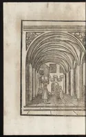 An illustration from Dess Circkelss vnd Richtscheyts, auch der Perspectiua, vnd Proportion der Menschen vnd Rosse, kurtze, doch gründtliche Vnderweisung, dess rechten gebrauchs : mit viel schönen Figuren, aller anfahenden Jugendt, vnnd andern liebhabern dieser Kunst, als Goldschmiden, Malern, Bildhauwern, Steinmetzen, Schreinern, [et]c. eigentlich fürgebildet, vormals im Truck nie gesehen, sonder jetzunder erstmals von neuwem an Tag gegeben (1618)