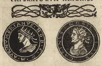 An illustration from Imperatorum et Caesarum vitæ : cum imaginibus ad uiuam effigiem expressis (1534)