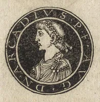 An illustration from Imperatorum et Caesarum vitæ : cum imaginibus ad uiuam effigiem expressis (1534)
