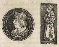 An illustration from Imperatorum et Caesarum vitæ : cum imaginibus ad uiuam effigiem expressis (1534)