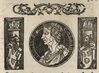 An illustration from Imperatorum et Caesarum vitæ : cum imaginibus ad uiuam effigiem expressis (1534)