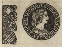 An illustration from Imperatorum et Caesarum vitæ : cum imaginibus ad uiuam effigiem expressis (1534)