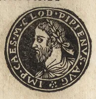An illustration from Imperatorum et Caesarum vitæ : cum imaginibus ad uiuam effigiem expressis (1534)