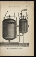 An illustration from Das Färben und Bleichen : von Baumwolle, Wolle, Seide, Jute, Leinen, etc : in unversponnenen Zustande, al Garn und al Stückware : Praktisches Hilfs- und Lehrbuch bearbeitet für Färber und Färberei-Chemiker, sowie zum Unterricht in Fachschulen, mit zahlreichen Maschinenzeichnungen (1889)