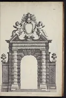 An illustration from Liure d'architecture : contenant plusievrs portiques de differentes inuentions sur les cinq ordres de colomnes (1640)