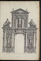 Picture 11 of 30 from Liure d'architecture : contenant plusievrs portiques de differentes inuentions sur les cinq ordres de colomnes (1640), leaf 34