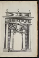 Picture 14 of 30 from Liure d'architecture : contenant plusievrs portiques de differentes inuentions sur les cinq ordres de colomnes (1640), leaf 42
