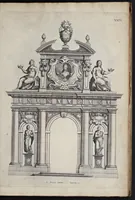 Picture 20 of 30 from Liure d'architecture : contenant plusievrs portiques de differentes inuentions sur les cinq ordres de colomnes (1640), leaf 58