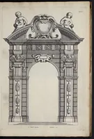 Picture 21 of 30 from Liure d'architecture : contenant plusievrs portiques de differentes inuentions sur les cinq ordres de colomnes (1640), leaf 60