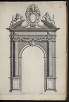 Picture 26 of 30 from Liure d'architecture : contenant plusievrs portiques de differentes inuentions sur les cinq ordres de colomnes (1640), leaf 70