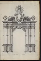 Picture 27 of 30 from Liure d'architecture : contenant plusievrs portiques de differentes inuentions sur les cinq ordres de colomnes (1640), leaf 76