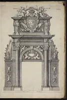 An illustration from Liure d'architecture : contenant plusievrs portiques de differentes inuentions sur les cinq ordres de colomnes (1640)