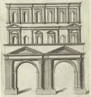 An illustration from Onuphrij Panuinij veronensis augustiniani Antiquitatum veronensium libri octo : nunc primum in lucem editi (1647)