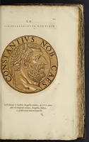 An illustration from Icones imperatorum romanorum : ex priscis numismatibus ad viuum delineatae, & breui narratione historicâ (1645)