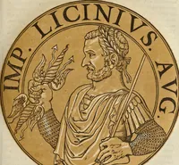 An illustration from Icones imperatorum romanorum : ex priscis numismatibus ad viuum delineatae, & breui narratione historicâ (1645)