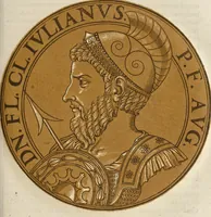 An illustration from Icones imperatorum romanorum : ex priscis numismatibus ad viuum delineatae, & breui narratione historicâ (1645)