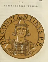 An illustration from Icones imperatorum romanorum : ex priscis numismatibus ad viuum delineatae, & breui narratione historicâ (1645)
