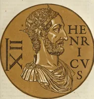 An illustration from Icones imperatorum romanorum : ex priscis numismatibus ad viuum delineatae, & breui narratione historicâ (1645)