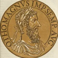 An illustration from Icones imperatorum romanorum : ex priscis numismatibus ad viuum delineatae, & breui narratione historicâ (1645)