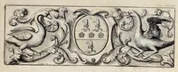 An illustration from Nicolai Vptoni De studio militari, libri quatuor. Iohan. de Bado Aureo, Tractatus de armis. Henrici Spelmanni Aspilogia (1654)