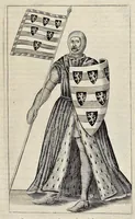 An illustration from Nicolai Vptoni De studio militari, libri quatuor. Iohan. de Bado Aureo, Tractatus de armis. Henrici Spelmanni Aspilogia (1654)