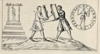 Picture 26 of 31 from Nicolai Vptoni De studio militari, libri quatuor. Iohan. de Bado Aureo, Tractatus de armis. Henrici Spelmanni Aspilogia (1654), leaf 524
