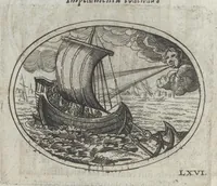 Picture 10 of 18 from R. P. Ioannis Kreihing Societatis Iesu Emblemata ethico-politica carmine explicata (1661), leaf 113