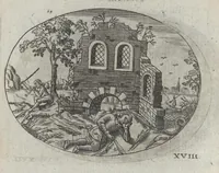 Picture 4 of 18 from R. P. Ioannis Kreihing Societatis Iesu Emblemata ethico-politica carmine explicata (1661), leaf 53